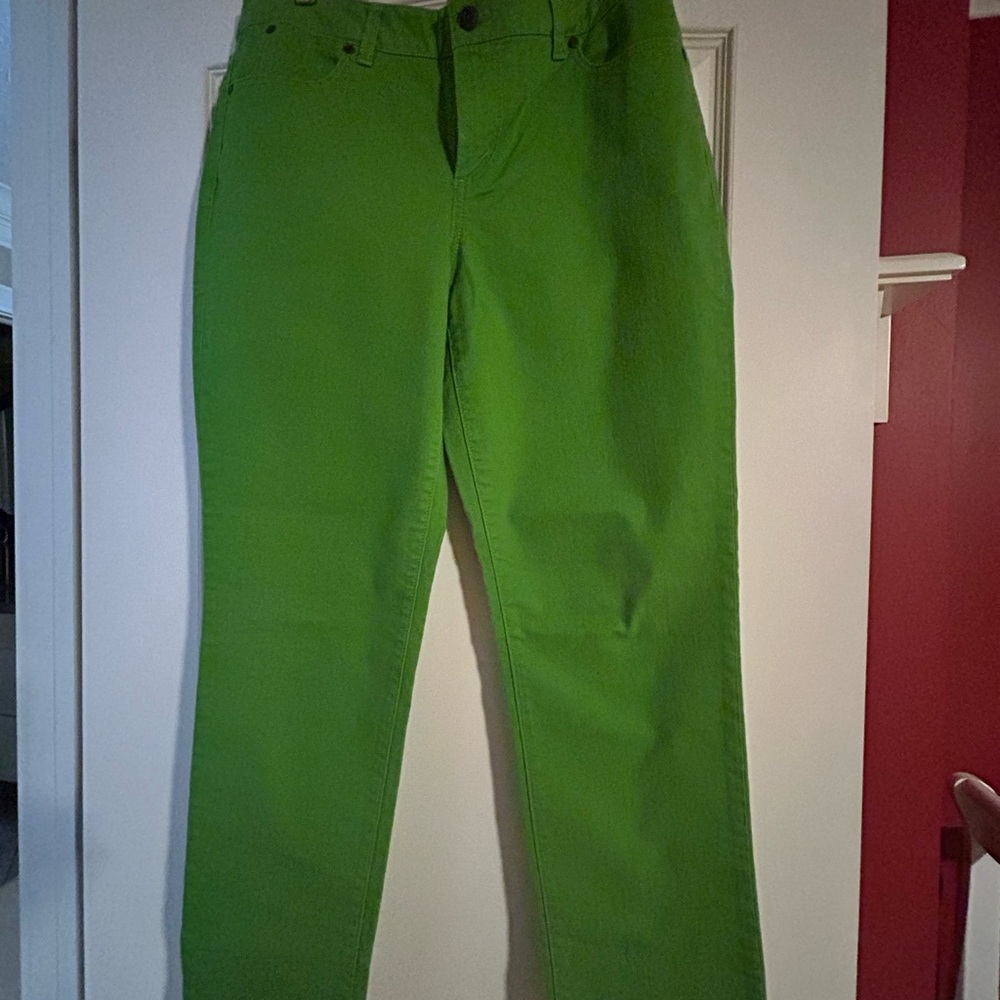 Talbots Green Ankle Pants